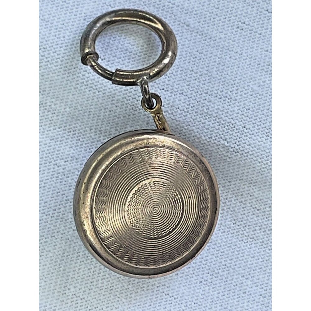 Antique Turned Engine Design Retractable Chain Cl… - image 3